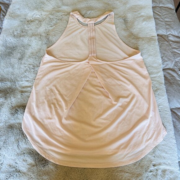 Athleta Tank Top Womens Small Power of She Incline Racerback Light Pink Loose - Picture 8 of 11
